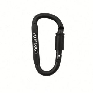 คาราไบเนอร์แบบหนีบพร้อมห่วง D สำหรับเดินป่ากลางแจ้ง ทำจากอลูมิเนียมอัลลอยด์ แข็งแรง ทนทาน พร้อมตัวล็อคแบบสกรู ใช้งานง่าย พกพาสะดวก เป็นมิตรกับสิ่งแวดล้อม - Product Image 1