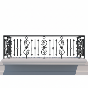 KHP Premium, fournisseur de garde-corps de balcon en fer forgé galvanisé de haute qualité, anti-corrosion pour les résidences et les villas - Product Image 1