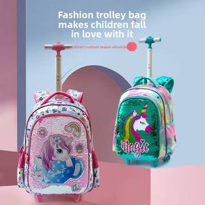 <span class=keywords><strong>Mochila</strong></span> Escolar Infantil de Gran Capacidad con Diseño de Dibujos Animados en 3D, Juego de Tres Piezas con Estuche para Lápices y Lonchera - Product Image 5