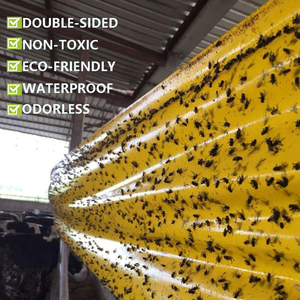 Cinta Adhesiva Amarilla para Trampas de Insectos, Barrera Antiplagas para Árboles de Jardín, Contra Insectos como la Polilla del Loto, la Gusano del Cánker y los Insectos Rastreros - Product Image 4