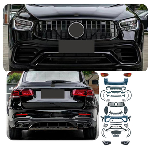 Kit carrosserie d'usine pour transformer une Mercedes Benz <span class=keywords><strong>GLC</strong></span> Classe X253 (2015-2019) en modèle GLC63 <span class=keywords><strong>AMG</strong></span> - Product Image 1