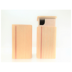 Traditional techniques carefully manufactured small crate box wood