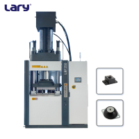 Presse hydraulique automatique 250T à commande PLC avec serrage du dessus au bas, table de travail basse et éjecteur à deux couches pour le caoutchouc