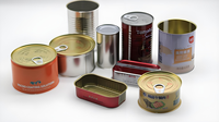 Boîte de conserve métallique vide de qualité alimentaire pour thon et viande, facile à ouvrir, qualité industrielle, origine Chine