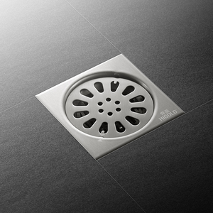 HANGOO - Desagüe de Piso Cuadrado Anticorrosión de Cobre para Baños y Vestidores - Product Image 3