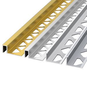 Profilés d'angle en aluminium pour <span class=keywords><strong>carrelage</strong></span>, diverses formes, sur mesure, pour la décoration des murs et des sols - Product Image 4