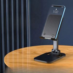 Support de téléphone portable réglable personnalisé pour bureau, support mobile pliable, socle de téléphone réglable en hauteur et en angle - Product Image 3