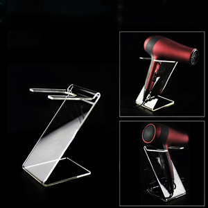 ชั้นวางไดร์เป่าผมอะคริลิคใสสำหรับร้านตัดผมซูเปอร์มาร์เก็ต - Product Image 2