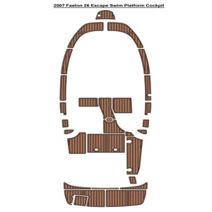 Yacht et bateau Escape 2007, vente chaude, Faeton 26 avec plancher en teck EVA, application en bois marin pour utilisation en mer - Product Image 3