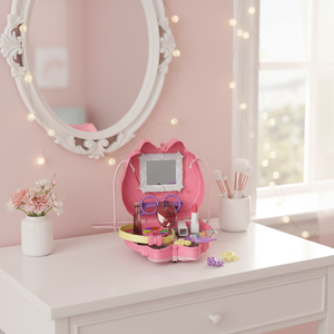 <span class=keywords><strong>Set</strong></span> di Bellezza Giocattolo per Bambine KSF, Borsa per il Trucco in Plastica, Kit Cosmetico per Giochi di Ruolo - Product Image 5