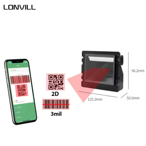 Lonvill Long Range Máy quét mã vạch để bán, CMOS QR code Reader với USB RS232 - Product Image 1