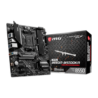Motherboard komputer MSI murah M B550M BAZOOKA DDR4 soket AM4 mendukung R yzen prosesor Gaming Motherboard