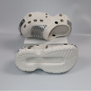 Sandales plates à rivets anti-loup <span class=keywords><strong>Paris</strong></span> Cave pour femmes, sandales d'été à semelle épaisse augmentant la taille, pantoufles de plage - Product Image 3