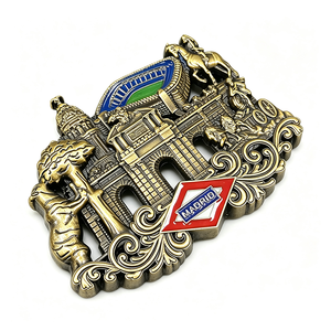 Imán de la Ciudad de <span class=keywords><strong>Madrid</strong></span> Personalizable de Alta Calidad, Recuerdo Turístico de España con Estadios y Lugares Emblemáticos - Product Image 5