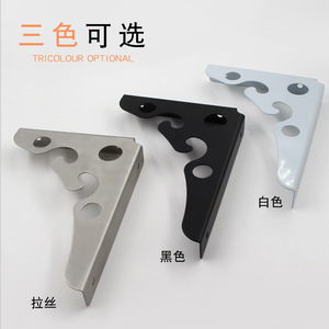 Wei Privilege Triangular <b>Bracket</b> Wall Mount <b>Shelf</b> Support Stainless Steel 90 Degree Angle Iron Home Furnishing - Product Image 1