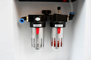 Prensa Manual de Bolsa de Aire de Una Estación para Suelas de Zapatos Máquina Neumática para Pegar Suelas - Product Image 4