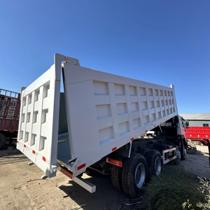 Nouveau HOWO 8*4 camion à benne basculante haute Performance 400HP Weichai moteur 50T boîte de vitesses rapide automatique droite 6x4 caméra-prix bon marché disponible - Product Image 3