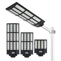 Lampadaire Solaire LED Stéréoscopique Lumineux IP65 pour Extérieur, Éclairage de Route et de Jardin avec Détection Humaine