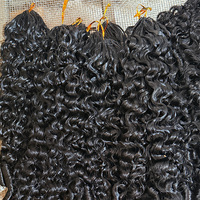 Extensions de cheveux humains au crochet 50g/paquet, effet miracle, bouclées Pixie, pré-séparées, pour un volume profond et des pointes effilées