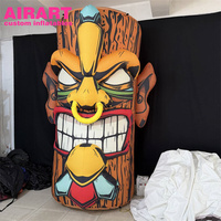 Mascotte gonflable personnalisée imprimée style chinois, renne gonflable mignon de dessin animé avec tenue traditionnelle pour la promotion