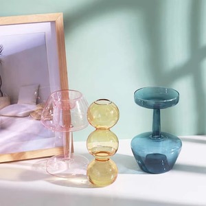 Parametri del prodotto: Nome: Vaso in vetro a bolle Colore: Come da immagine Materiale: Vetro Confezione include: 1 pz X Vaso in vetro a bolle Nota - Product Image 5