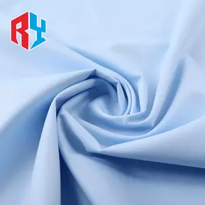 Great material Low MOQ 105gsm accepted washing plain dying woven 100 spun polyester fabric arab thobe fabric arab