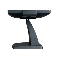 Système de point de vente (PDV) 1803C avec écran tactile capacitif plat de 15 pouces, entièrement en alliage d'aluminium noir, Windows