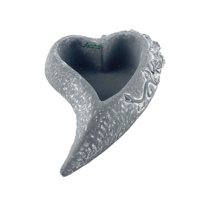 Vases en ciment en forme de cœur <span class=keywords><strong>pour</strong></span> plantes succulentes, fleurs et bonsaïs, design moderne et durable, vente en gros - Product Image 2