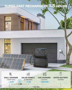 <span class=keywords><strong>EBL</strong></span> 4000W <span class=keywords><strong>Camping</strong></span> centrale électrique Portable générateur solaire LiFePO4 1.5H alimentation de secours à Charge rapide pour panne de courant - Product Image 4