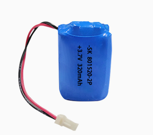 Batteria Polimerica Ternaria a Sacchetto 801520 2P 320mAh Certificata MSDS CE UN38.3 con Circuito di Protezione per Dispositivi di Bellezza e Giocattoli Elettrici - Product Image 1