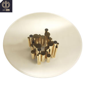 Set <span class=keywords><strong>Tavolo</strong></span> da Pranzo Moderno di <span class=keywords><strong>Design</strong></span> Italiano in <span class=keywords><strong>Vetro</strong></span> Temperato <span class=keywords><strong>Rotondo</strong></span> di Lusso con Capacità 6-8 Sedie Forma Ovale Elegante per Casa e Hotel - Product Image 3