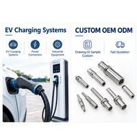 Connecteurs électriques de précision usinés sur mesure en acier inoxydable, laiton et cuivre, plaqués or, pour usinage CNC