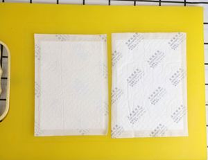 Tampons absorbants jetables pour viande surgelée, forme rectangulaire, en pulpe de PE et SAP, pour usage domestique, avec impression sur l'emballage - Product Image 3