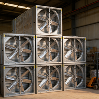 Ventilateur industriel à entraînement direct haute vitesse, ventilateur d'extraction à montage sur fenêtre, ventilateur d'extraction avec boîte