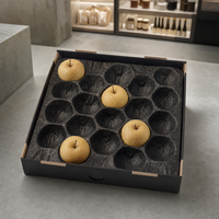 Papieren lade met kleefvrije fabricagestructuur voor het verpakken van biologisch fruit en veilige directe voedselcontactbescherming