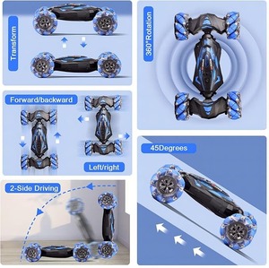 1:12 제스처 감지 RC 스턴트 자동차 2.4Ghz 4WD 손으로 제어 RC 드리프트 자동차 라이트 업 음악 장난감 - Product Image 3