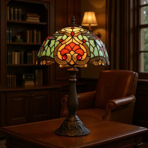 Lámparas de Noche Retro Europeas de Fábrica, Mejora el Ambiente con Diseños de Corazón de Libélula para Estudio, Barra de Bar, Cafetería - Product Image 1