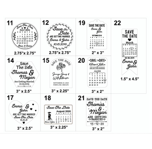 Cartes d'invitation de mariage et de fiançailles « SAVOIR LA <span class=keywords><strong>DATE</strong></span> », cadeaux personnalisés gravés en bois/acrylique, souvenirs de fête gravés - Product Image 6