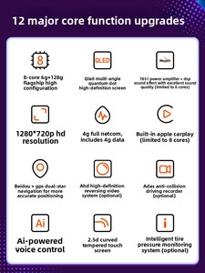 Applicable 10-21 pour <span class=keywords><strong>Tiguan</strong></span> : Écran capacitif central de grande taille, navigation, image de recul, système automobile tout-en-un - Product Image 3