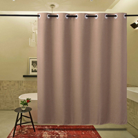 XinLan colore puro addensare impermeabile a prova di latte doccia tenda da bagno tende della finestra del bagno