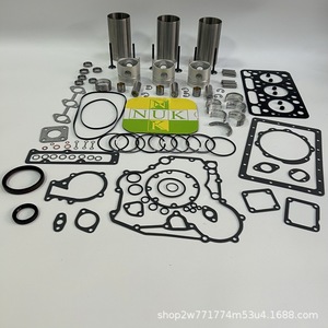 Kit de révision moteur Kubota D1101 D1102, pistons, joint de culasse pour tracteurs et pièces d'excavatrices - Product Image 1