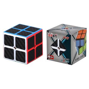 SENGSO Speed Cube Pyramid Smoothly Super-durable Carbon Fiber Sticker Cubes para niños y adultos Puzzle Game Brain Toy - Product Image 5