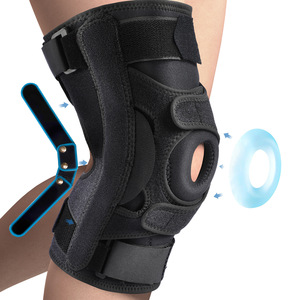 Neoprene Knee <b>Brace</b> With Support Strips Breathable Compression Protection For Unisex Sports And Daily Use - Product Image 2