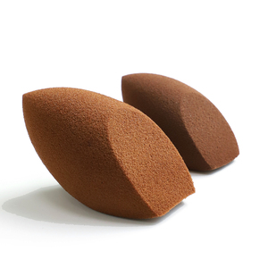 Éponge de maquillage hydrophile en polyuréthane marron uni sans latex, impression personnalisée UV Laser Pinkz, pour cosmétiques et beauté - Product Image 5