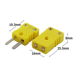 SRK Quick Connect Standard-Miniatur-Mini-Thermoelement-Steck verbinder K-Typ-Verlängerung thermo element draht - Product Image 6