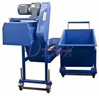 Convoyeur de copeaux CNC pour machine de découpe laser, à entraînement moteur, avec vis sans fin en acier inoxydable pour l'élimination industrielle des copeaux métalliques