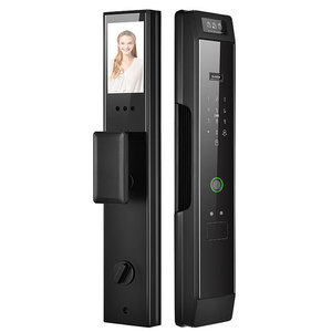 Serrure de porte intelligente numérique avec <span class=keywords><strong>reconnaissance</strong></span> faciale personnalisée, déverrouillage multiple par mot de passe et empreinte <span class=keywords><strong>digitale</strong></span> - Product Image 1