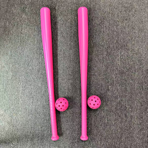 Jouet de sport pour enfants avec logo personnalisé Batte de baseball et softball Fastpitch chauve-souris rose vif d'entraînement pour jeunes avec caractéristiques d'autodéfense - Product Image 3