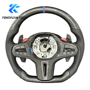 <span class=keywords><strong>Volante</strong></span> de Cuero y Fibra de Carbono Forjado Personalizado para <span class=keywords><strong>BMW</strong></span> Serie CS G M F 2 3 4 5 6 Supra G20 F20 E92 F30 F32 E87 E91 - Product Image 5
