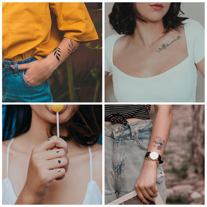 Transfer Tattoos Tijdelijke <span class=keywords><strong>Tattoo</strong></span> Stickers <span class=keywords><strong>Panda</strong></span> Vis Bloem Waterdichte Tijdelijke <span class=keywords><strong>Tattoo</strong></span> Sticker Vlinder Rose Flow - Product Image 3